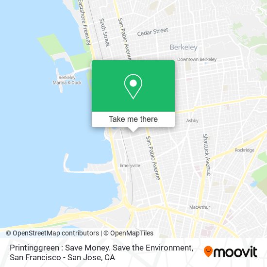 Mapa de Printinggreen : Save Money. Save the Environment