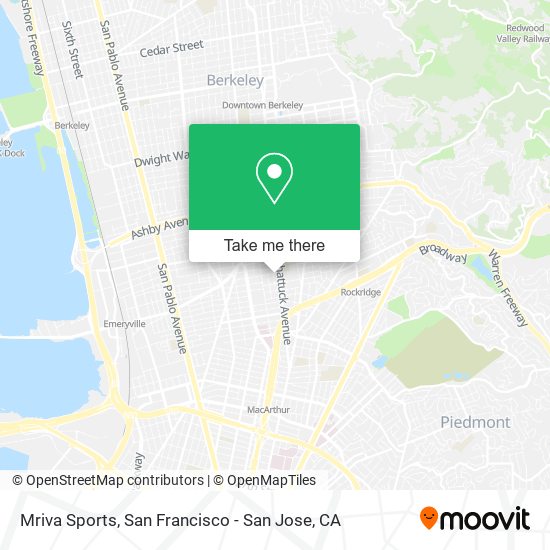 Mriva Sports map