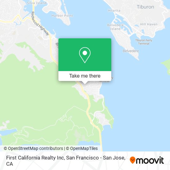 First California Realty Inc map