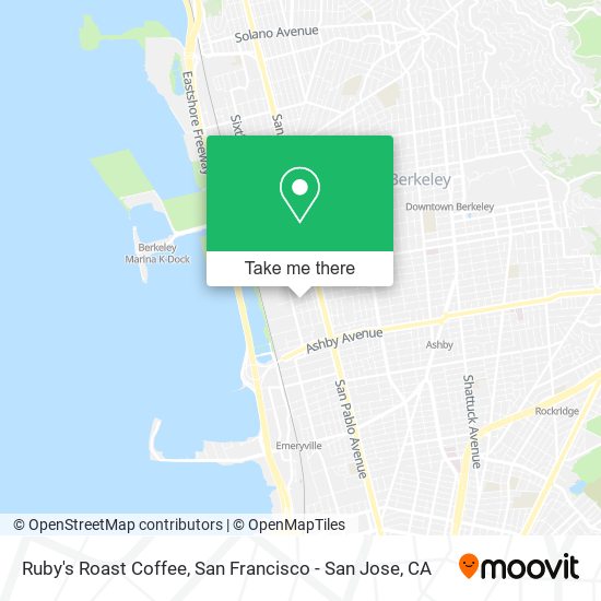 Mapa de Ruby's Roast Coffee