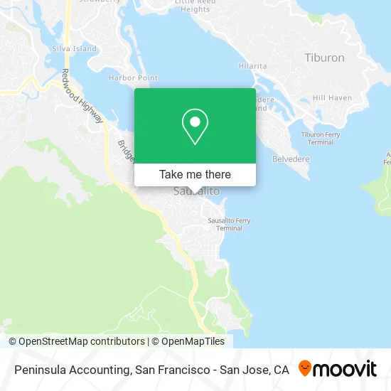 Mapa de Peninsula Accounting