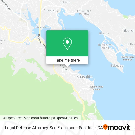 Mapa de Legal Defense Attorney