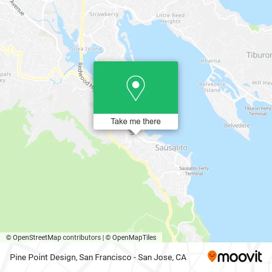 Mapa de Pine Point Design