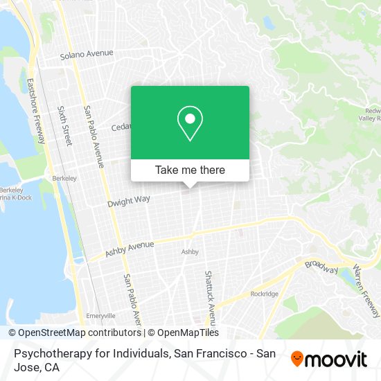 Psychotherapy for Individuals map