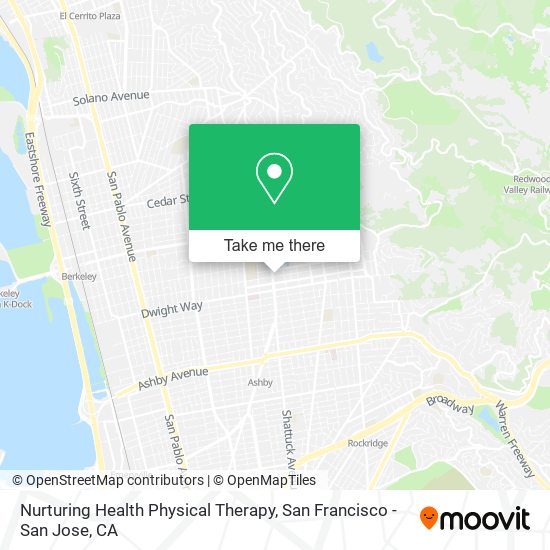 Nurturing Health Physical Therapy map