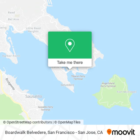 Mapa de Boardwalk Belvedere