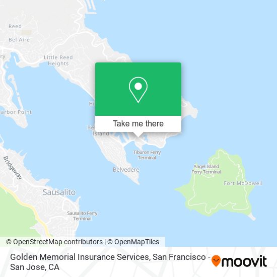 Golden Memorial Insurance Services map