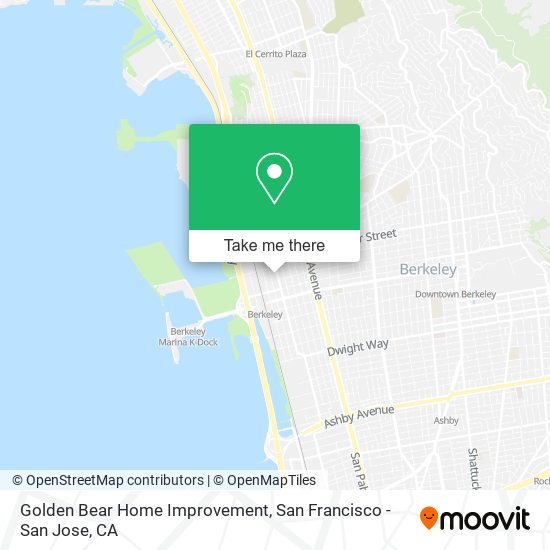 Mapa de Golden Bear Home Improvement