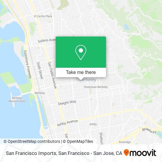 San Francisco Imports map