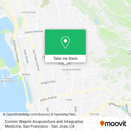 Connor Weprin Acupuncture and Integrative Medicine map