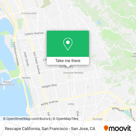 Mapa de Rescape California