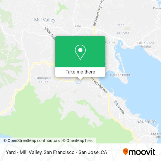 Mapa de Yard - Mill Valley