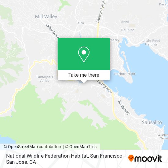 Mapa de National Wildlife Federation Habitat