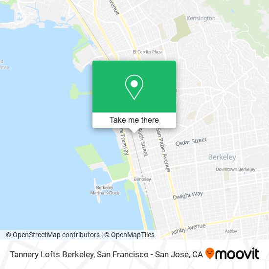Tannery Lofts Berkeley map