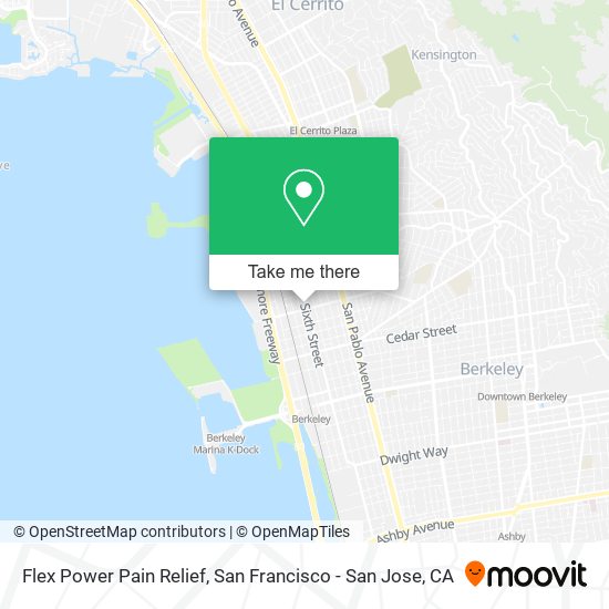 Flex Power Pain Relief map