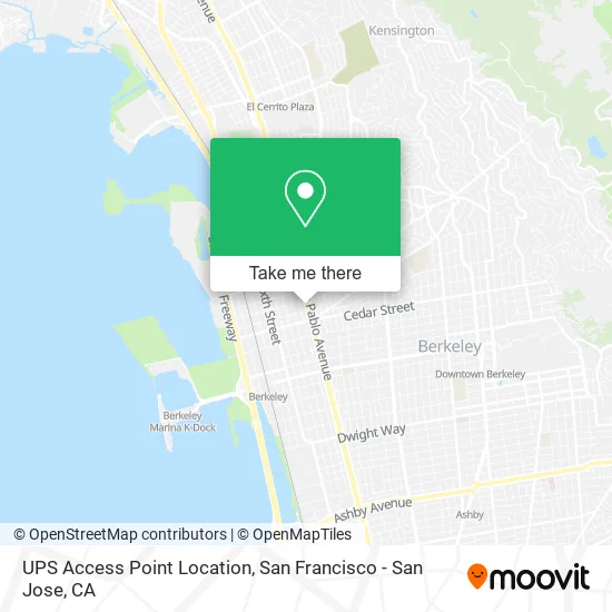 Mapa de UPS Access Point Location