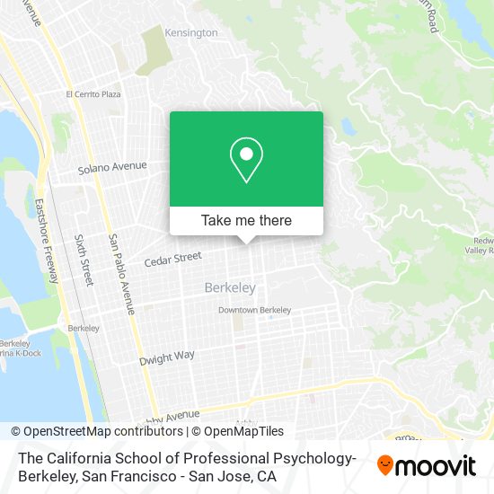 The California School of Professional Psychology-Berkeley map