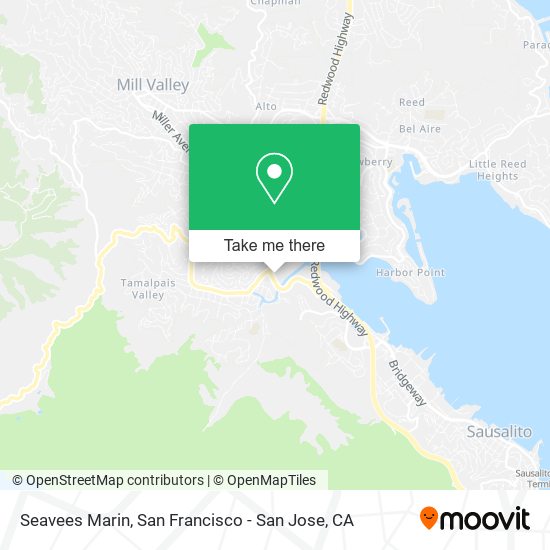 Seavees Marin map
