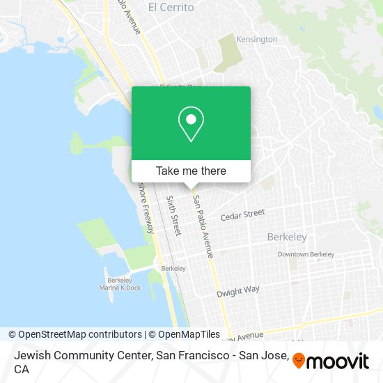 Mapa de Jewish Community Center