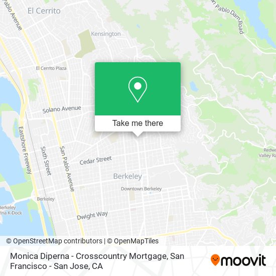 Monica Diperna - Crosscountry Mortgage map