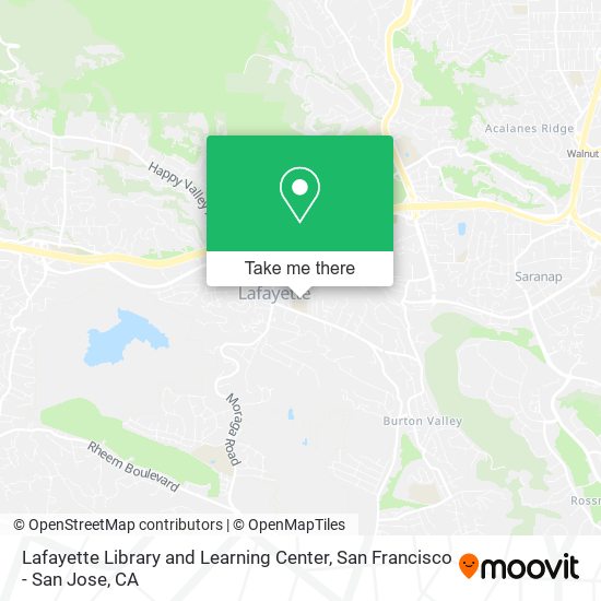 Lafayette Library and Learning Center map