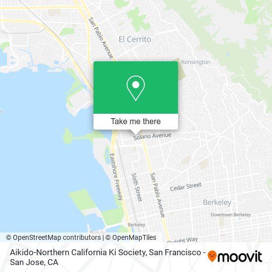 Aikido-Northern California Ki Society map