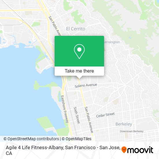 Agile 4 Life Fitness-Albany map