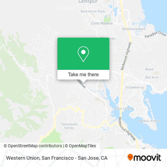 Western Union map