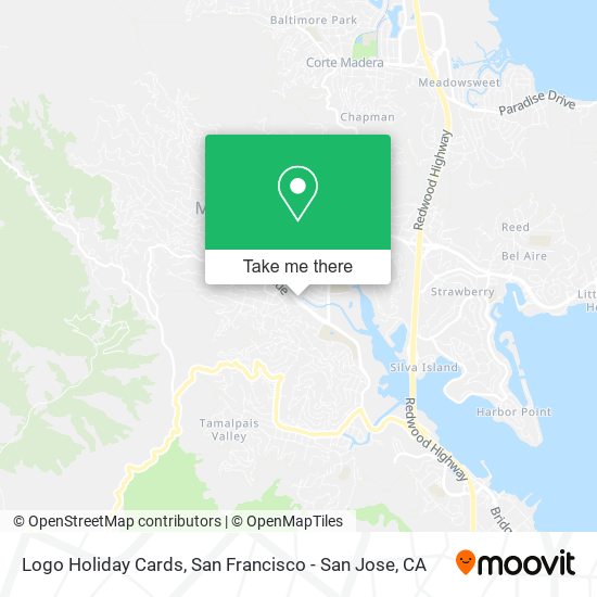 Logo Holiday Cards map