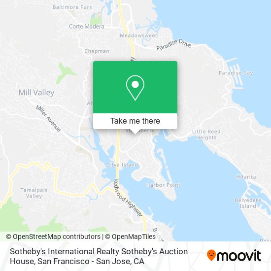 Mapa de Sotheby's International Realty Sotheby's Auction House