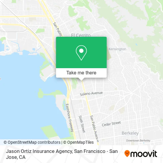 Mapa de Jason Ortiz Insurance Agency