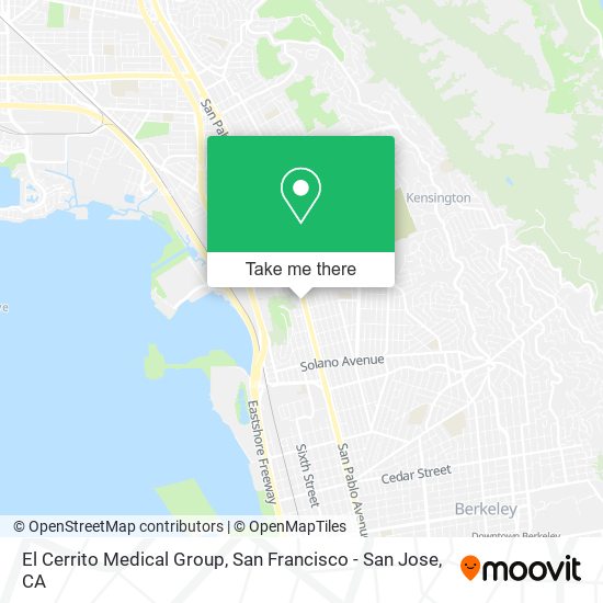 El Cerrito Medical Group map