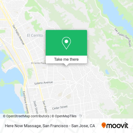 Here Now Massage map