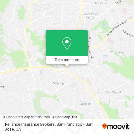 Reliance Insurance Brokers map