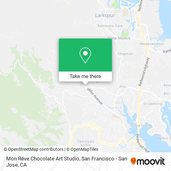 Mon Rêve Chocolate Art Studio map