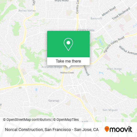 Norcal Construction map