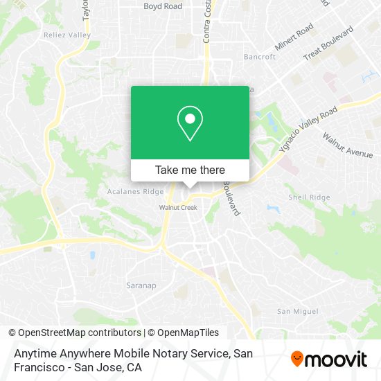 Anytime Anywhere Mobile Notary Service map