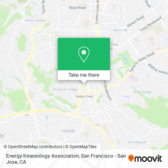 Energy Kinesiology Association map
