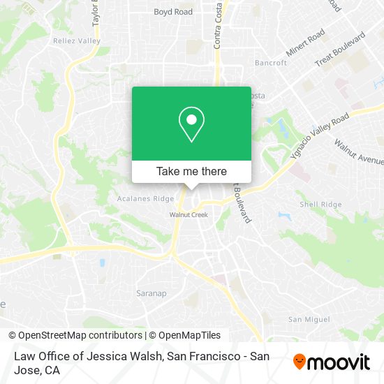 Law Office of Jessica Walsh map