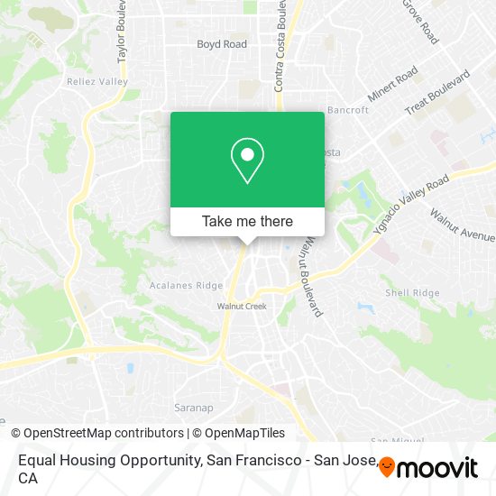 Mapa de Equal Housing Opportunity