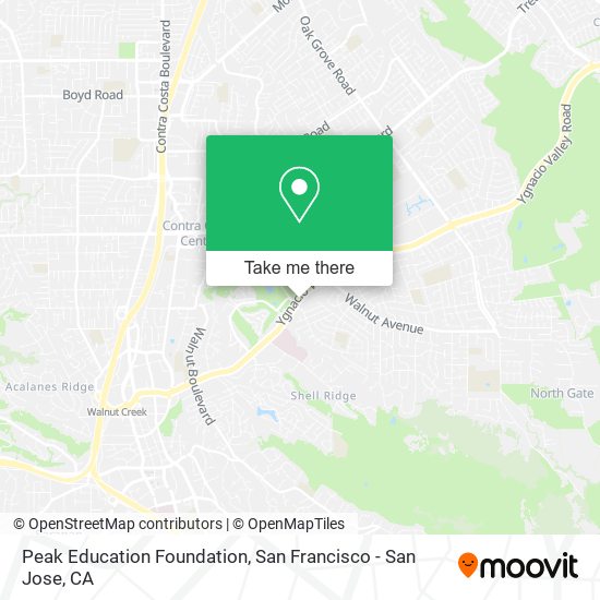 Peak Education Foundation map