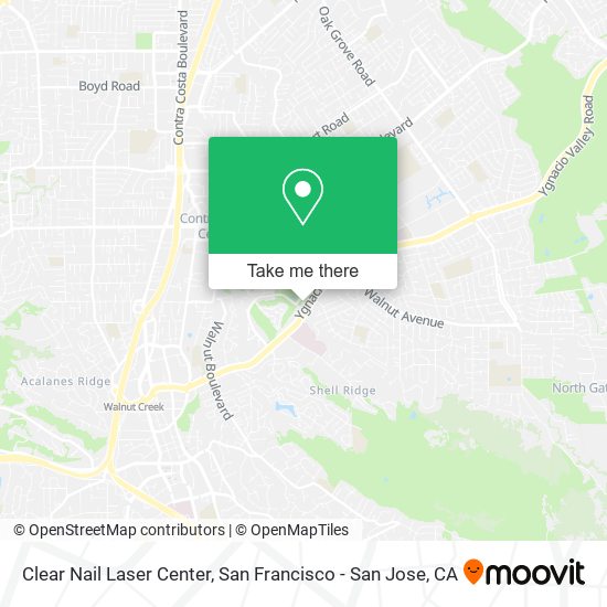 Clear Nail Laser Center map
