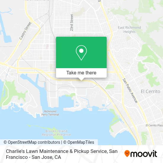 Charlie's Lawn Maintenance & Pickup Service map