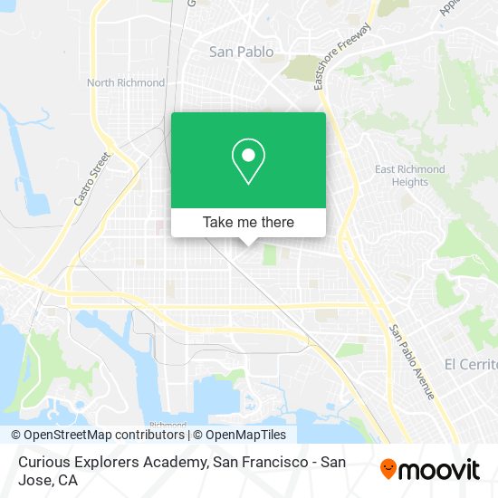 Curious Explorers Academy map