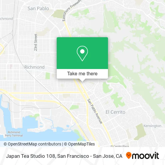 Mapa de Japan Tea Studio 108