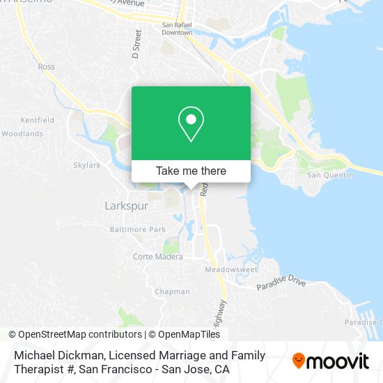 Michael Dickman, Licensed Marriage and Family Therapist # map