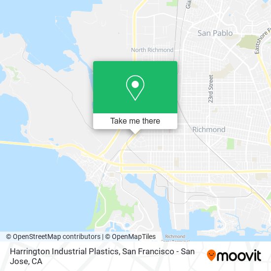Harrington Industrial Plastics map