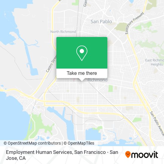 Employment Human Services map