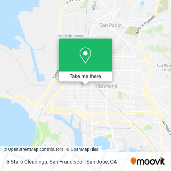 5 Stars Cleanings map