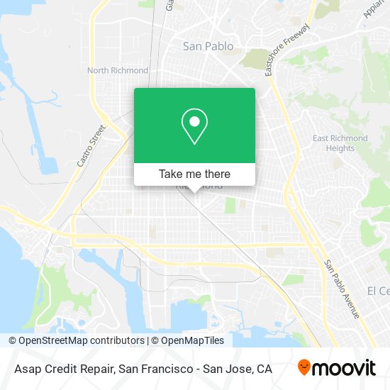 Mapa de Asap Credit Repair